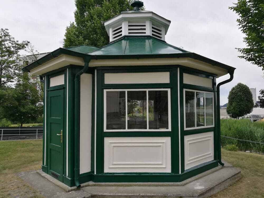 Das sanierte Brunnenhaus